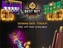 Tablet Screenshot of bestbetcasino.com